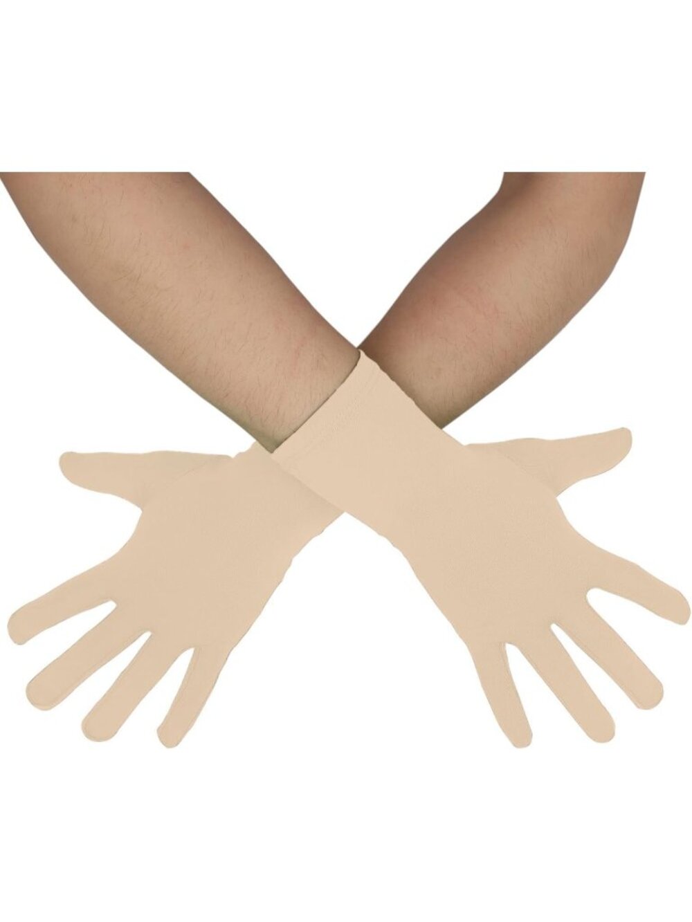 Women's Nuda Banquet Party For Halloween Stretchy Spandex Costume Gloves